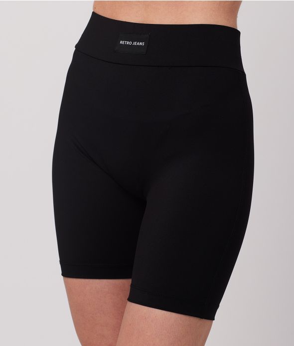 SASA BIKER LEGGINGS, BLACK