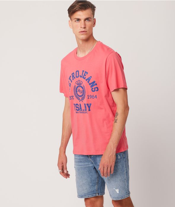 HARALD T-SHIRT, RASPBERRY