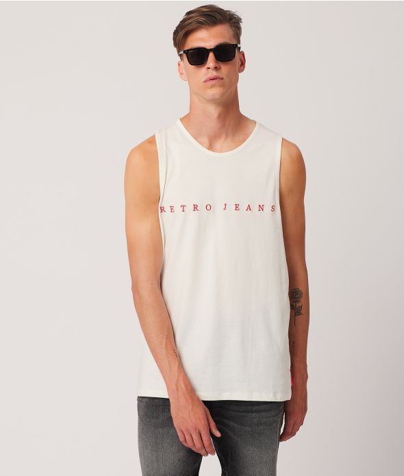 MATS TANK TOP, OFFWHITE