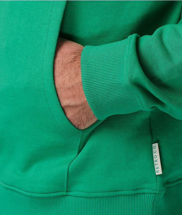 MATS FÉRFI KAPUCNIS MELEGÍTŐFELSŐ, ZÖLD
