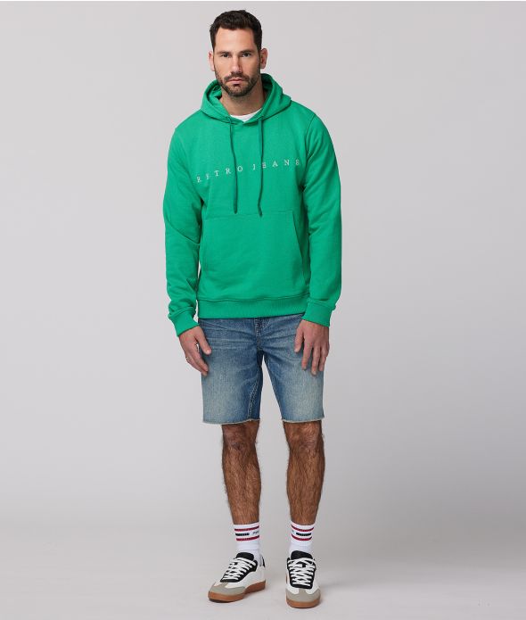 MATS FÉRFI KAPUCNIS MELEGÍTŐFELSŐ, ZÖLD