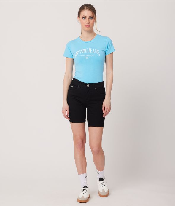 ADELE T-SHIRT, NEON BLUE