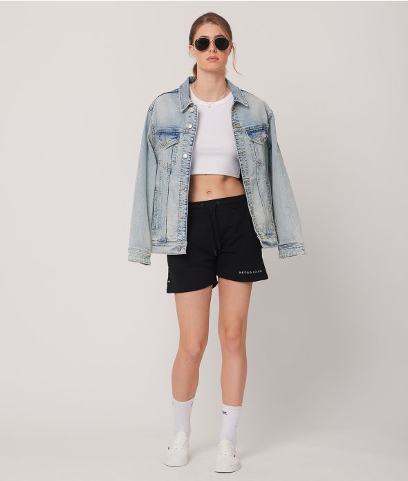 GWEN JOGGING SHORT, BLACK