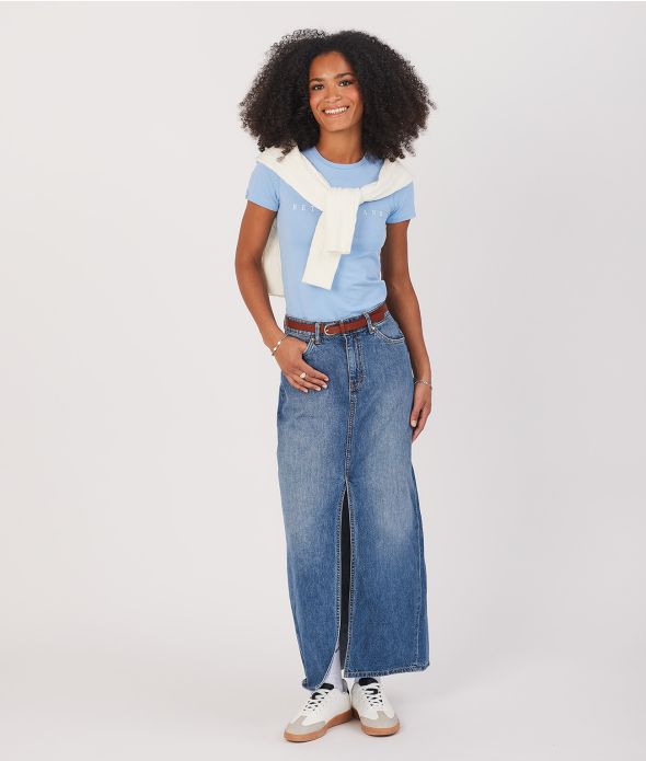 GWEN T-SHIRT, LIGHT BLUE