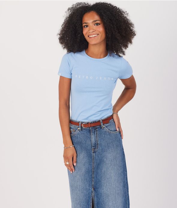 GWEN T-SHIRT, LIGHT BLUE