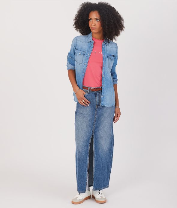 GWEN T-SHIRT, RASPBERRY