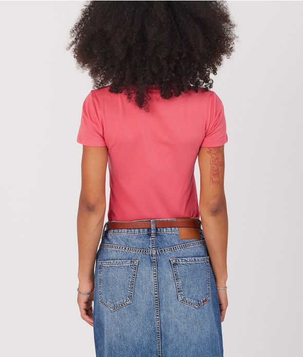 GWEN T-SHIRT, RASPBERRY