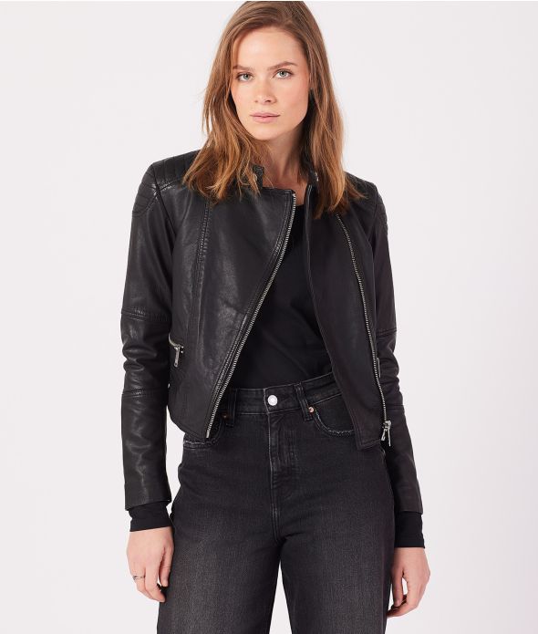 NIKKI NŐI KABÁT, FEKETE