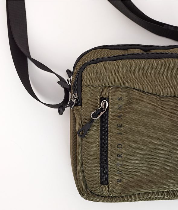 MATS FÉRFI OLDALTÁSKA, KHAKI