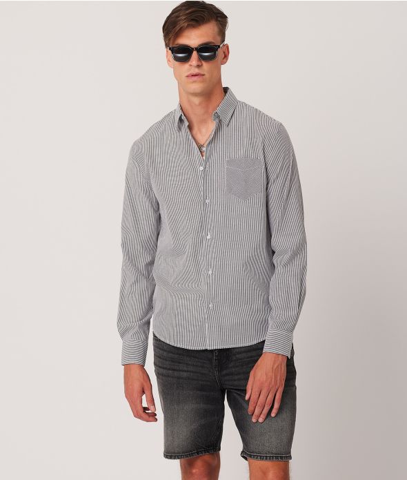 FREDERICK SHIRT, BLUE STRIPED