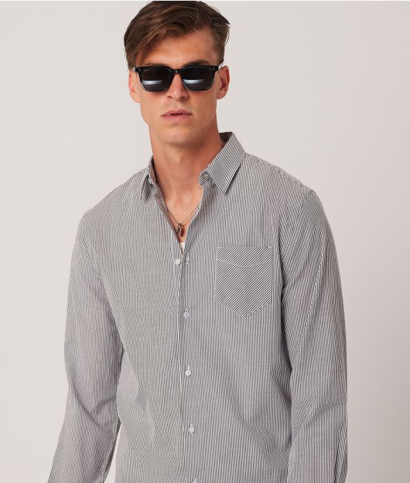 FREDERICK SHIRT, BLUE STRIPED