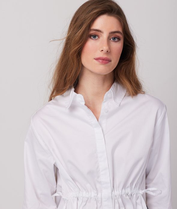 CARINA OVERSIZE BLOUSE, WHITE