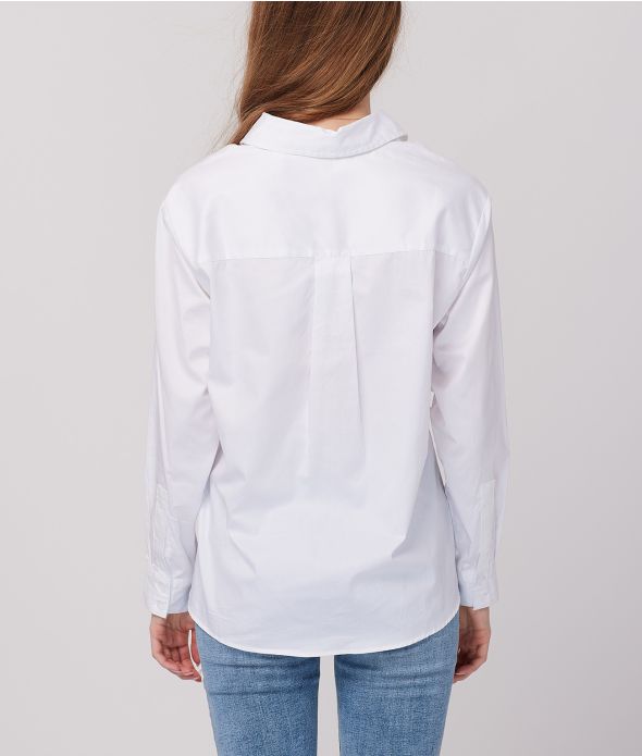 CARINA OVERSIZE BLOUSE, WHITE