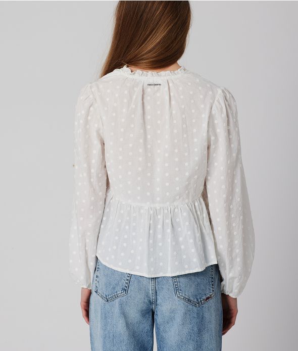 LORENZA BLOUSE, OFFWHITE