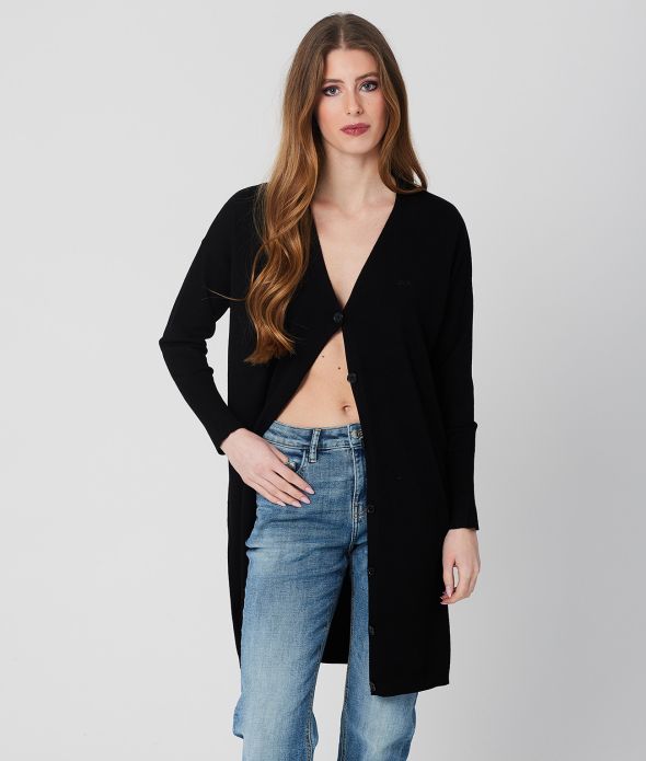 LEONA NŐI KÖTÖTT KARDIGÁN, FEKETE