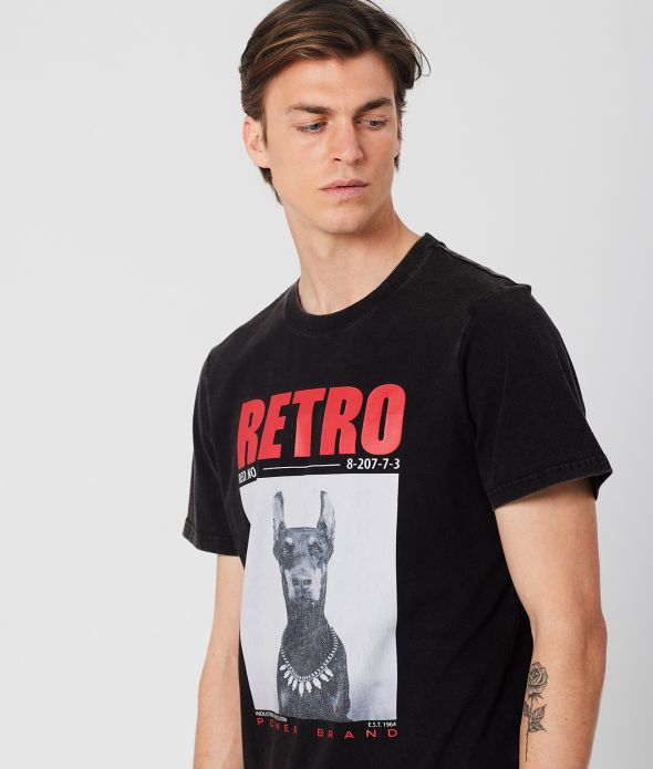 LUBIN T-SHIRT, BLACK