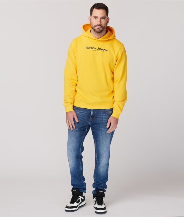 MURAT HOODIE JOGGING TOP, YELLOW