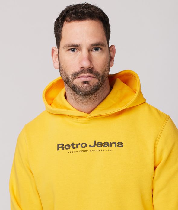 MURAT HOODIE JOGGING TOP, YELLOW