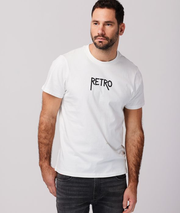 SANDRO T-SHIRT, OFFWHITE