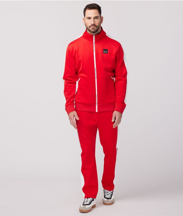 ALEC FÉRFI CIPZÁRAS MELEGÍTŐFELSŐ, PIROS