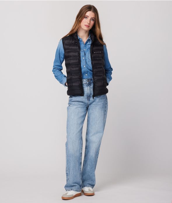 GWEN VEST, BLACK