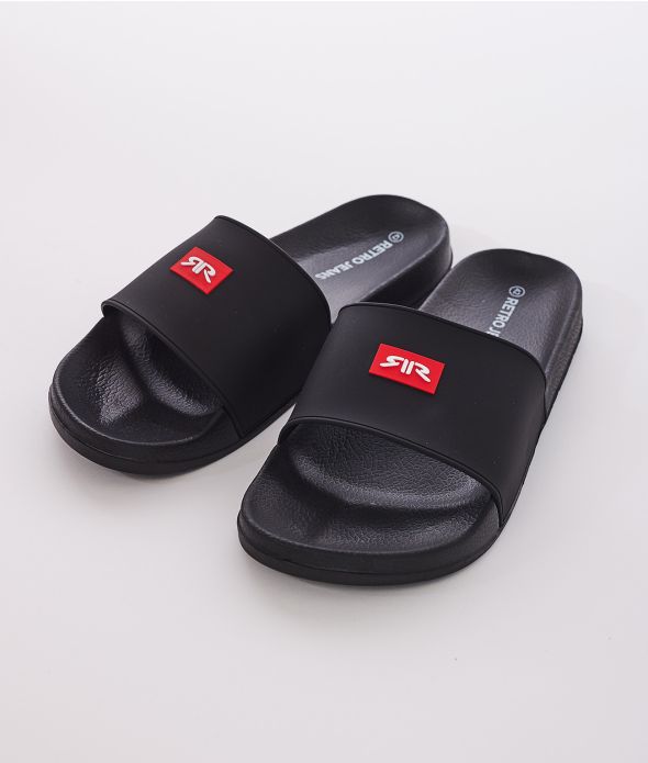 EDON SLIPPER FLIP FLOP, BLACK