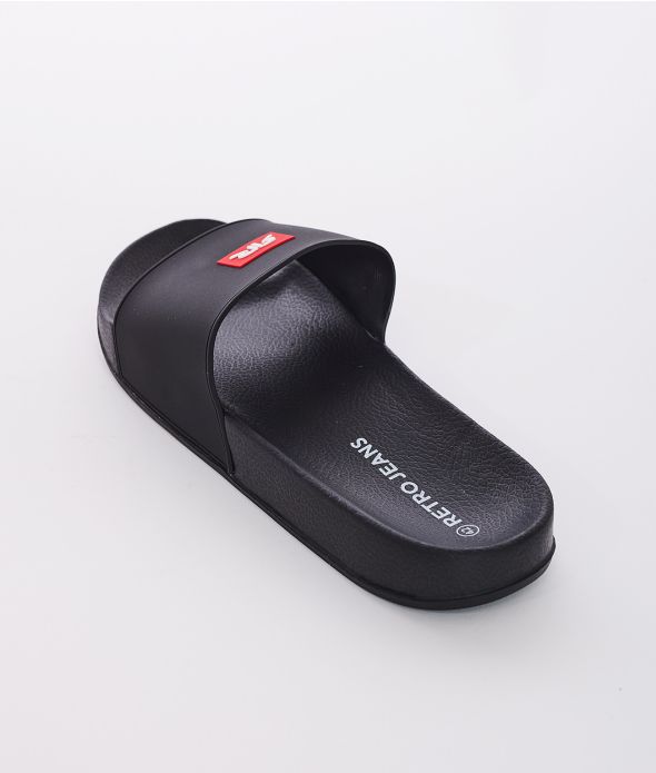 EDON SLIPPER FLIP FLOP, BLACK