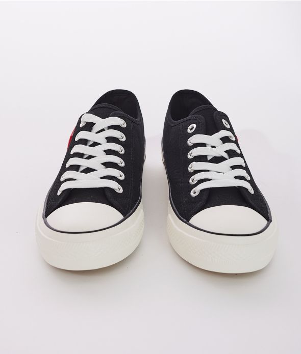 EDON LOW SNEAKERS, BLACK