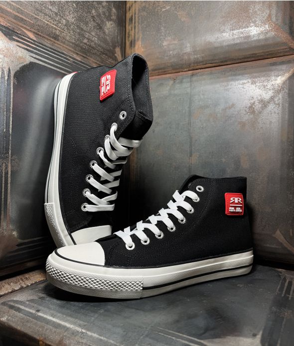 EDON MID SNEAKERS, BLACK