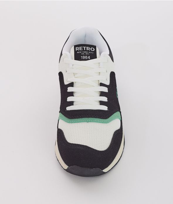 DURANT SNEAKERS, BLACK-GREEN