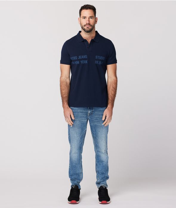MILO POLO, DENIM BLUE