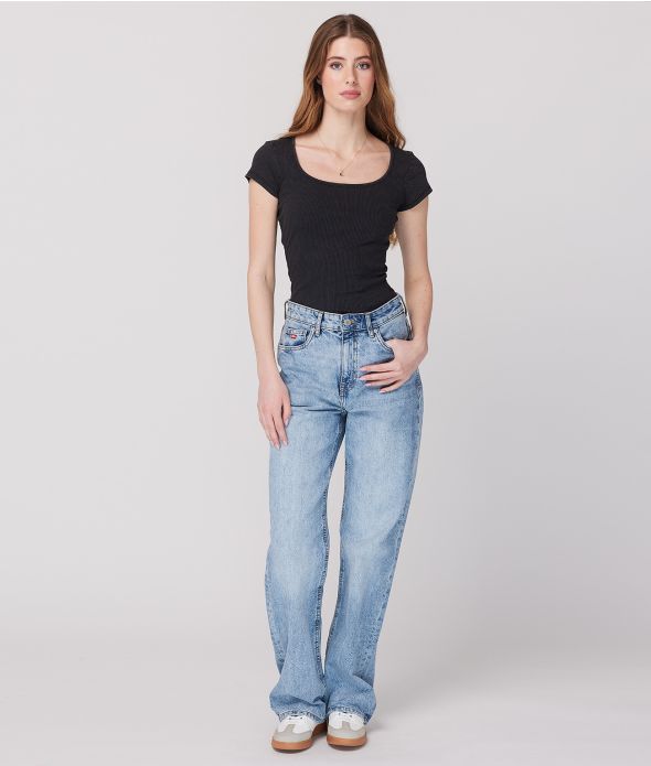 AMARA NŐI DIVATFELSŐ, FEKETE