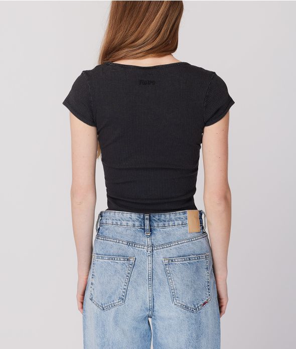 AMARA NŐI DIVATFELSŐ, FEKETE