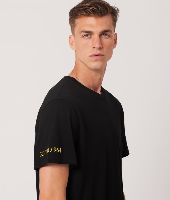 MALIK T-SHIRT, BLACK