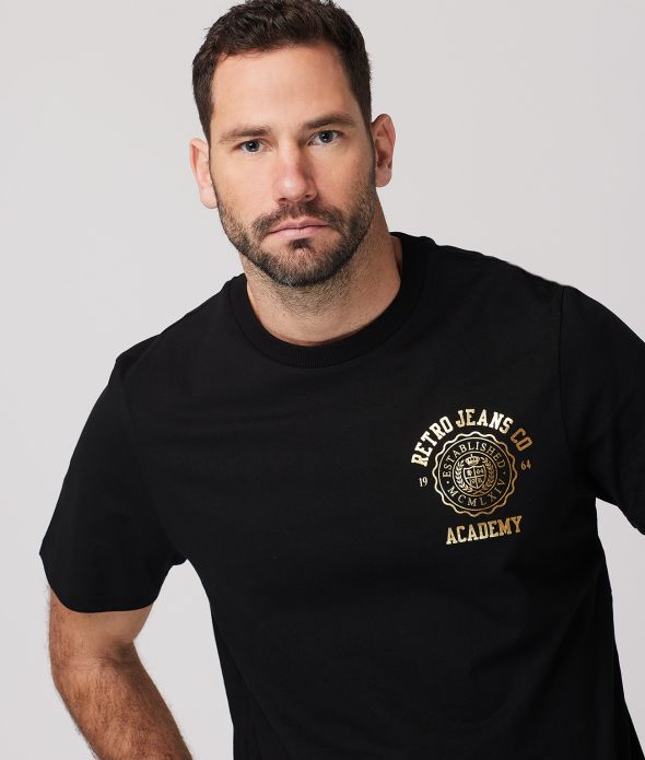 RUBEUS T-SHIRT, BLACK