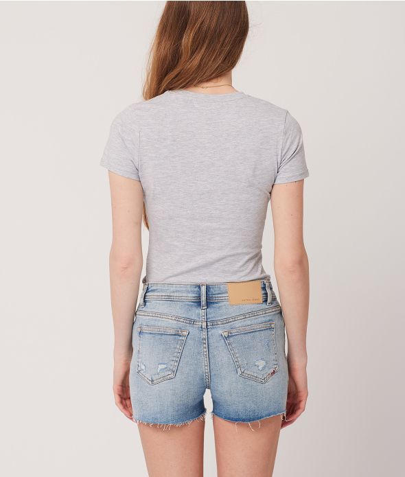 GIOVANNA T-SHIRT, GREY MELANGE