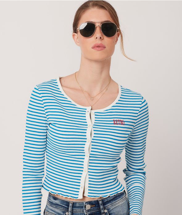 MARICA NŐI KÖTÖTT KARDIGÁN, VILÁGOSKÉK