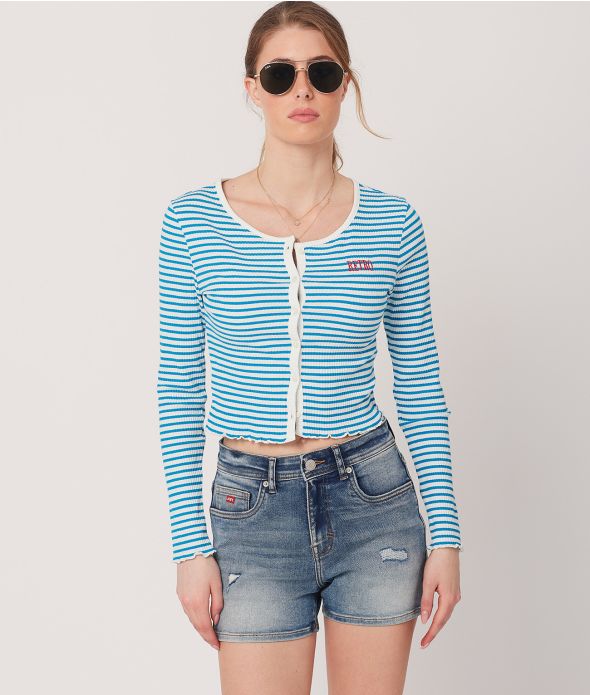 MARICA CARDIGAN, LIGHT BLUE