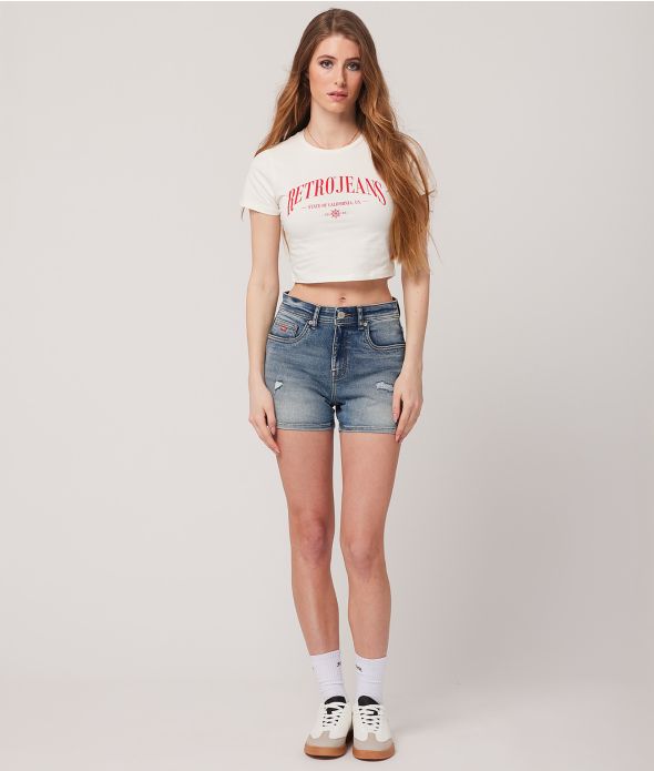 MARICA CROP T-SHIRT, OFFWHITE