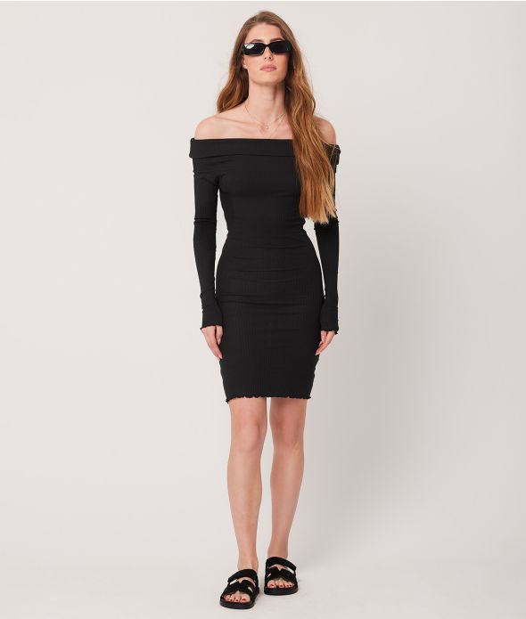 ROWYN DRESS, BLACK