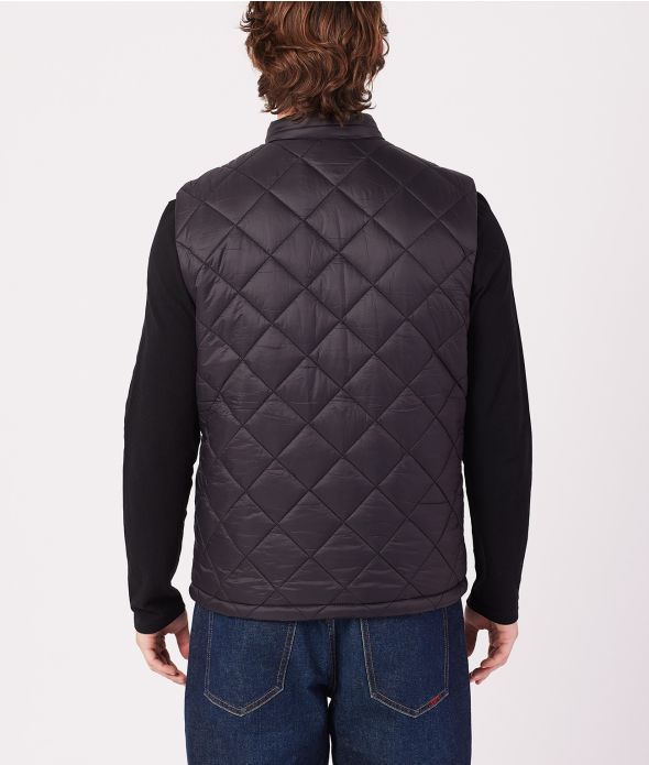 AARON VEST, BLACK