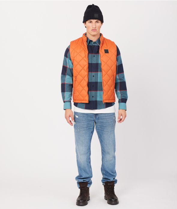 AARON VEST, ORANGE