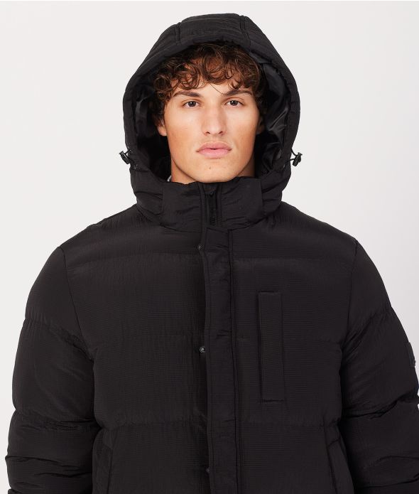 BOBA LONG JACKET, BLACK