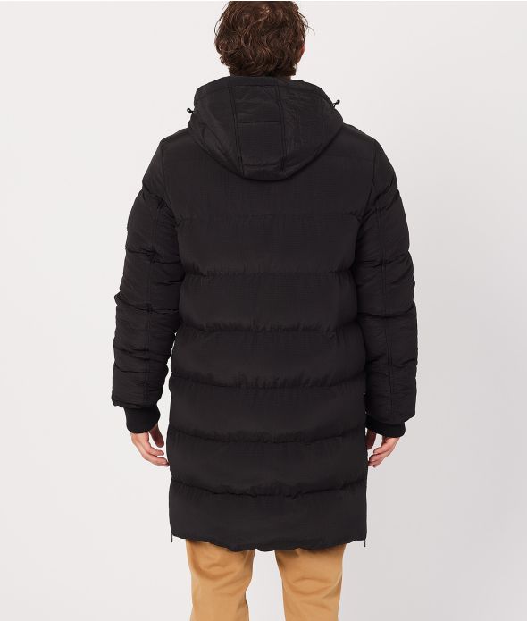 BOBA LONG JACKET, BLACK