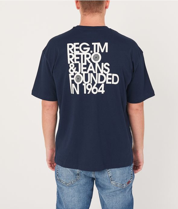 LUCAS T-SHIRT, DARK BLUE