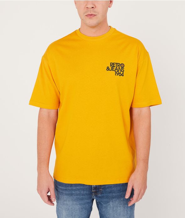 LUCAS T-SHIRT, YELLOW
