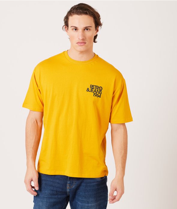 LUCAS T-SHIRT, YELLOW