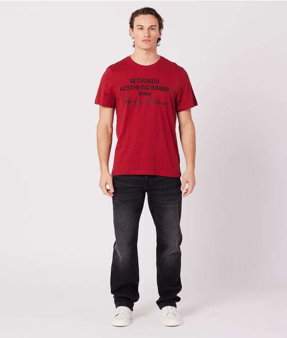 RAYMUS T-SHIRT, BURGUNDY