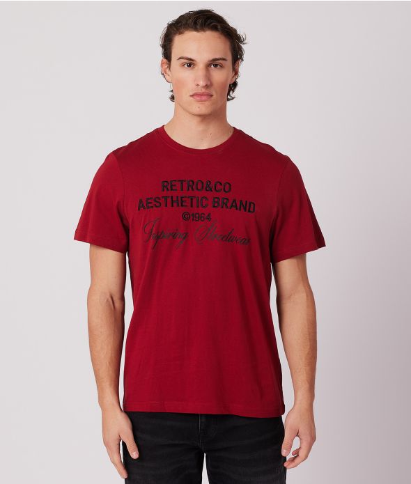 RAYMUS T-SHIRT, BURGUNDY