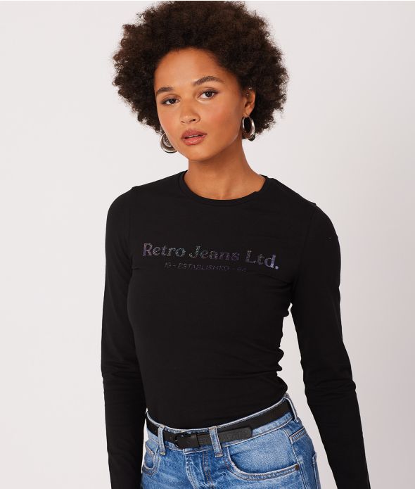 BELLATRIX L.S.TOP, BLACK